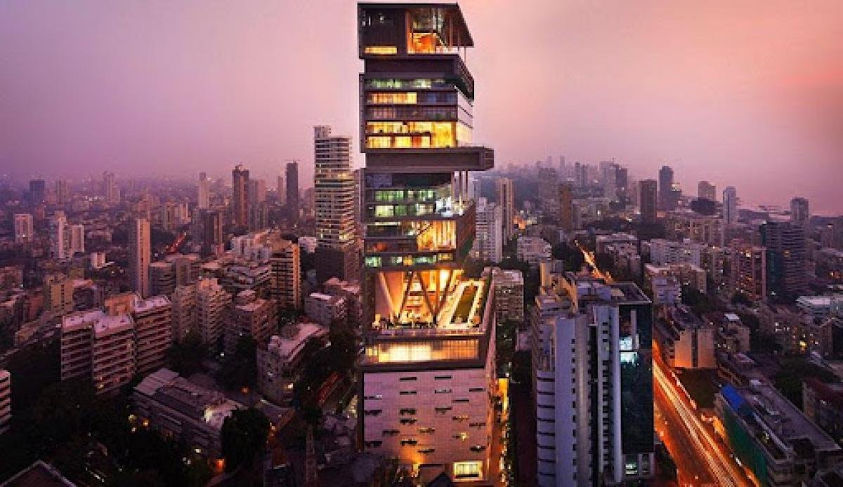 Antilia Tower in Mumbai, India