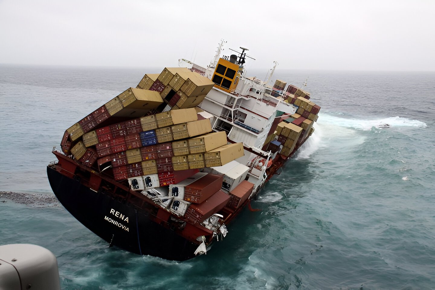 Cargo Ship near Mishaps