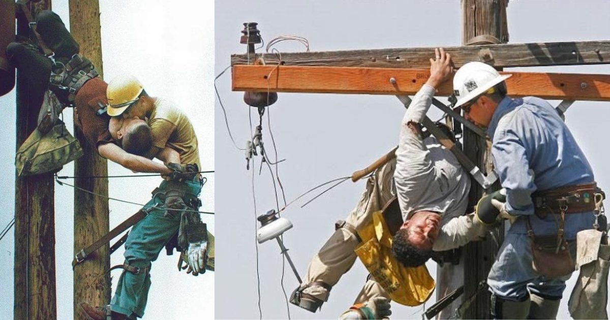 The Kiss of Life_ Utility Worker Saves Electrocuted Co-Worker, 1967