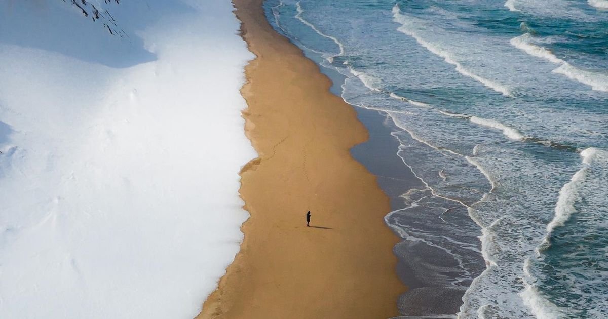 The Sea of Japan, Where Snow, Beach & Sea Meet